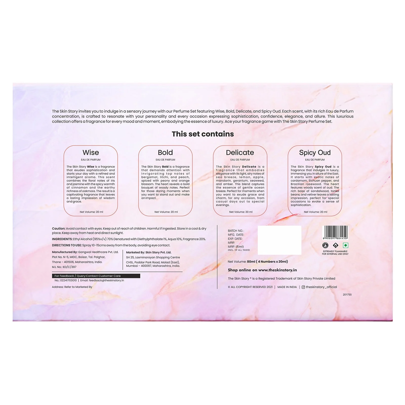 Luxury Perfume Gift for Women Set of 4 Fragrances Eau de Parfum - Image 11