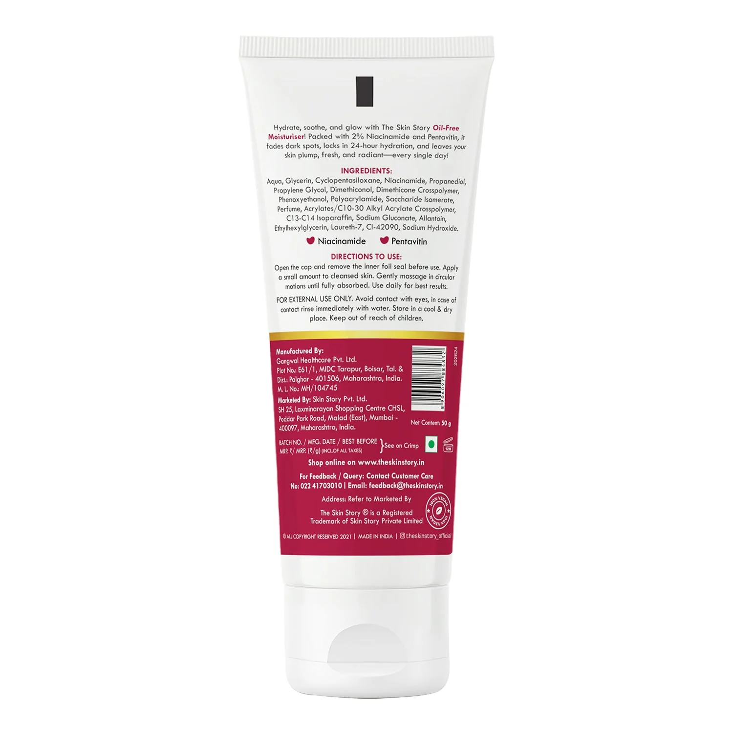 2% Niacinamide Oil-Free Moisturiser - Image 15