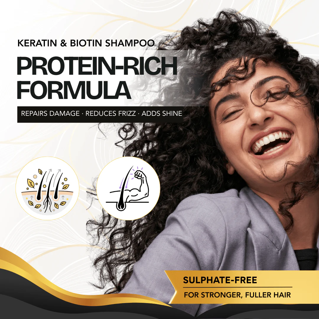 Sulphate Free Keratin Shampoo - Damage Repair - Image 3