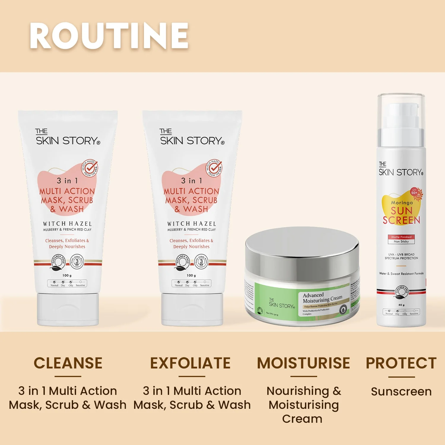 Deep Detox 3-in-1 Clay Wash, Scrub & Pack - Image 7