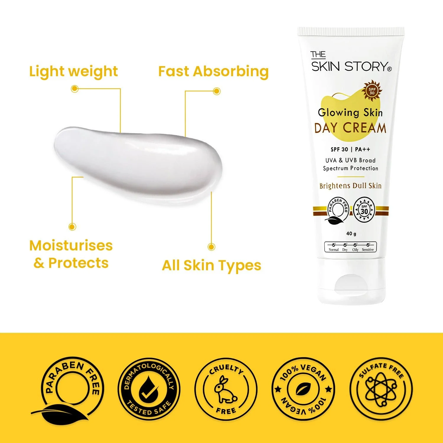 Glowing Skin Day Cream SPF 30 + Moisturiser - Image 7