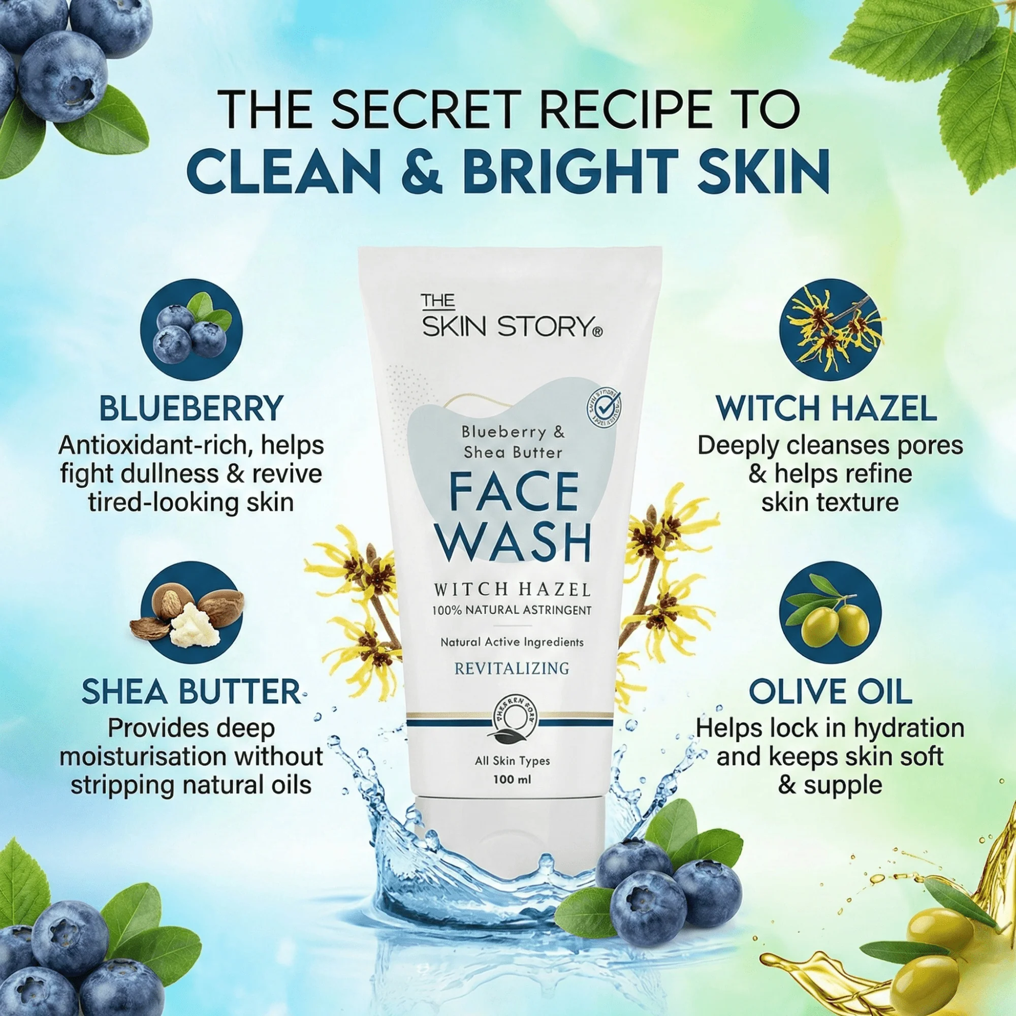 Blueberry Glow Brightening Facewash - Image 5