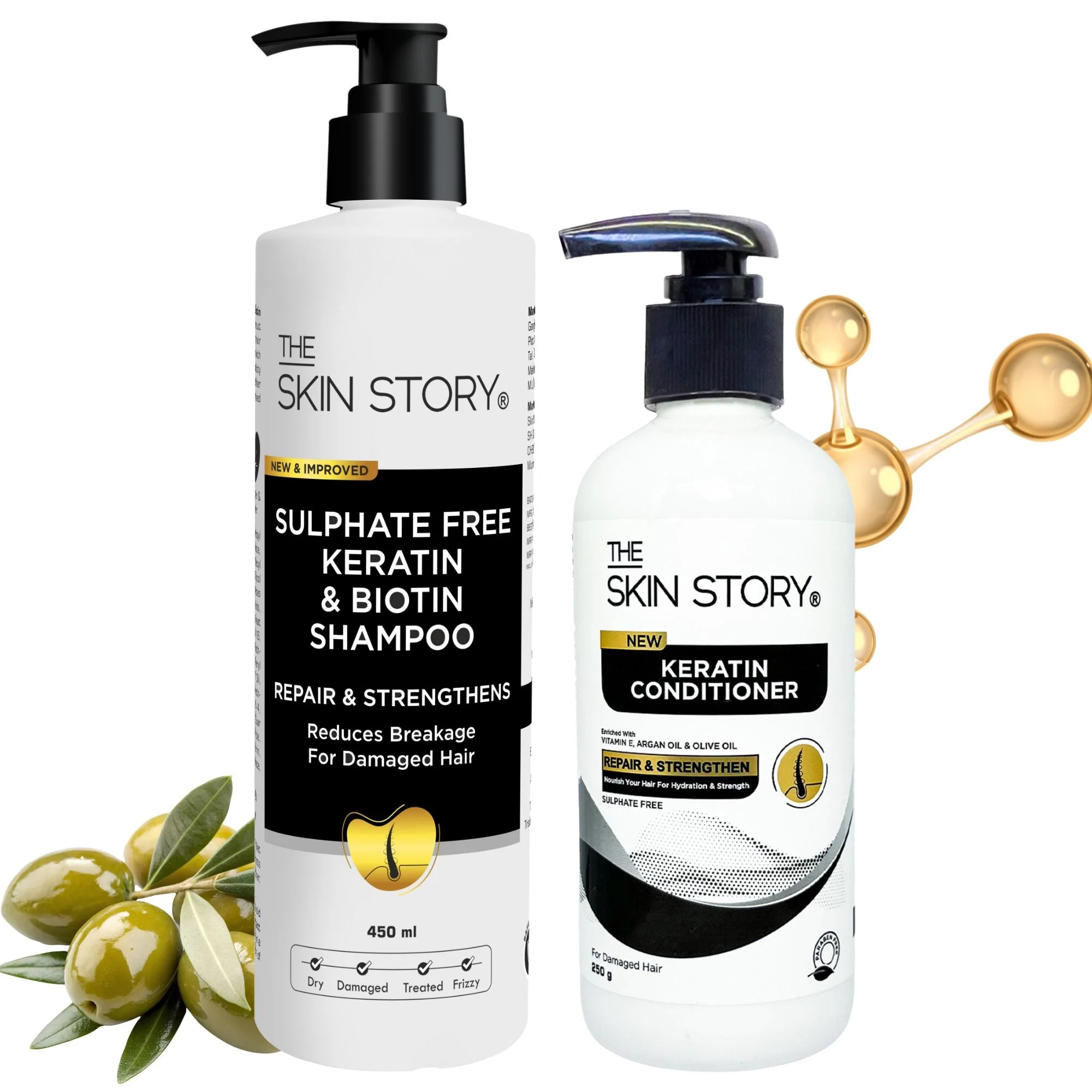 Sulphate Free Shampoo & Conditioner For Dry & Damaged Hair - Image 10