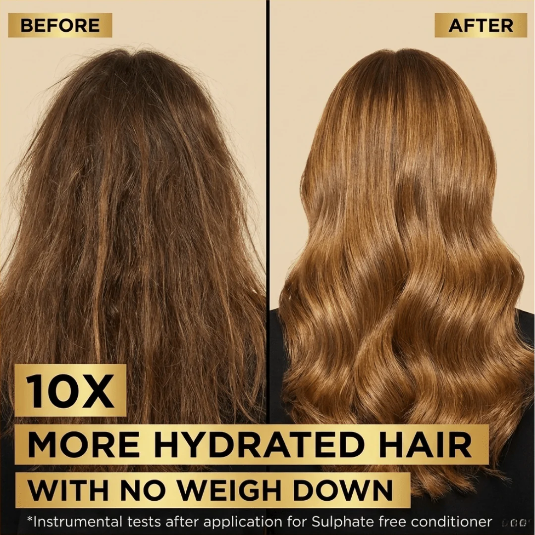 Sulphate Free Shampoo & Conditioner For Dry & Damaged Hair - Image 6