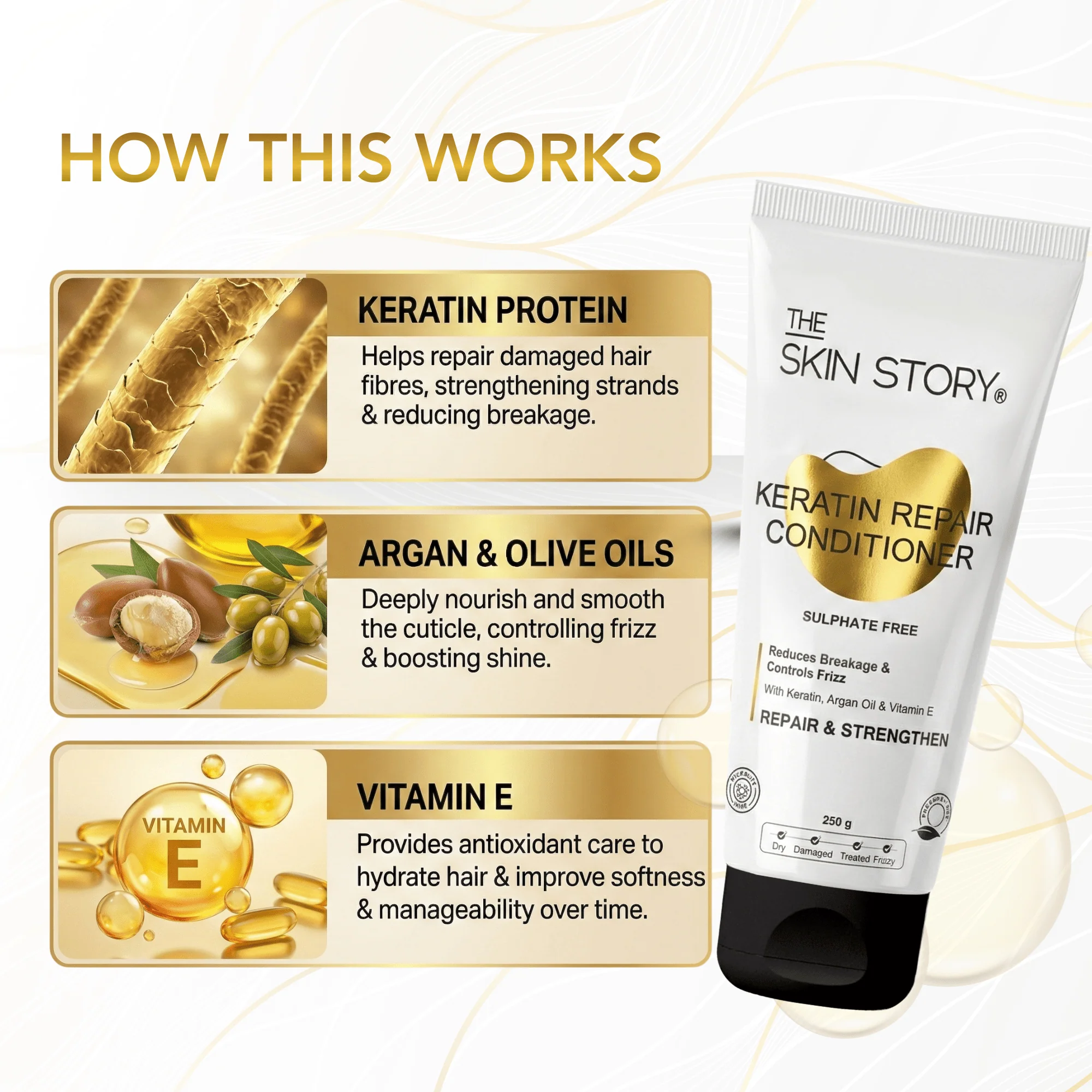 Sulphate Free Shampoo & Conditioner For Dry & Damaged Hair - Image 7